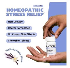 60 Count Genexa Stress Anxiety Irritability Fatigue Sleeplessness Insomnia