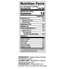 1 LB (16 OZ ) USDA Organic Raw Cacao Powder,100% Pure, ALL NATURAL,ALWAYS FRESH