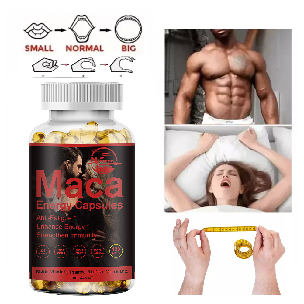Black Maca Capsule -Testosterone Booster, Muscle Health, Supports Desire Stamina