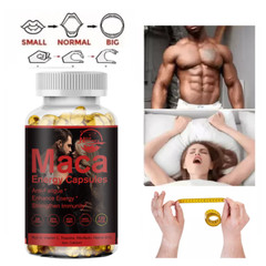 Black Maca Capsule -Testosterone Booster, Muscle Health, Supports Desire Stamina