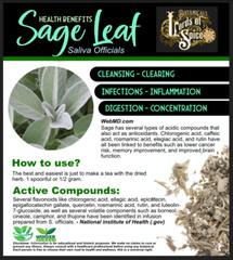 Sage Herb Tincture Sage Extract (Salvia officinalis) Dried Leaf Drops 2oz