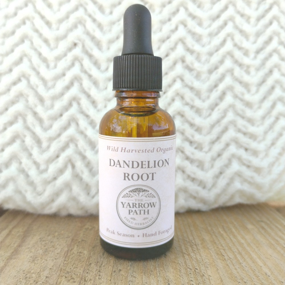 Organic Dandelion Root Tincture Fresh Dandelion Extract 1 oz herbal bitters