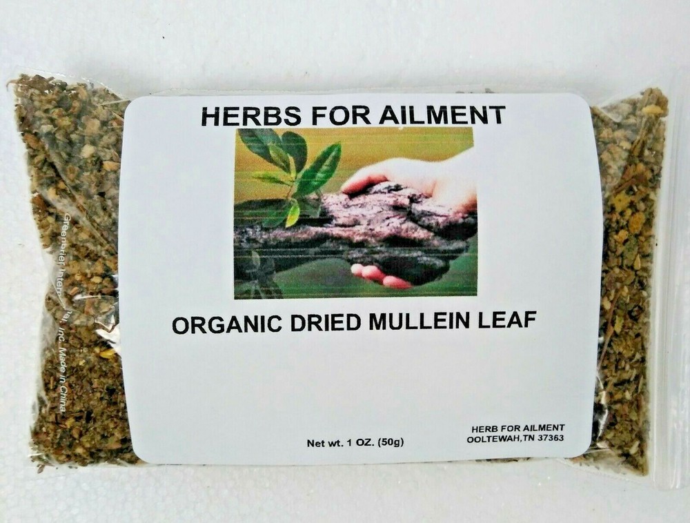 Organic MULLEIN Leaf Dried Herbal PREMIUM QUALITY 100% Pure 1 oz. (28g)