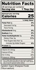 Organic Whole Leaf Wheatgrass Powder 8oz – Gluten-Free, Non-GMO Superfood
