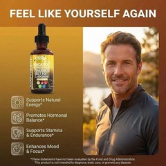 Clean Nutra Multi Herbal Liquid Drops Organic Maca Root Adaptogen Blend Daily
