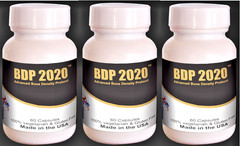 BDP 2020 Bone Density Builder Economy Pack (3 bottles 60ct)