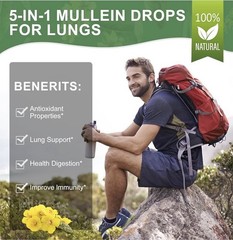 Mulittea Mullein lung cleanse 60ml/2 Oz