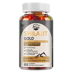 (1 Pack) Shilajit Gummies Max Strength | Pure 100% Authentic Himalayan Origin