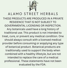 Alamo Street Herbals Elderberry Syrup Oxymel Shelf-Stable Syrup 8 oz