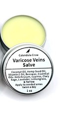 Varicose Veins Salve – Leg Vein Support, Spider Veins – 1 Oz Tin