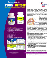 Combo-A- Polycystic Ovary (PCOS) & Uric Acid Control (Uritole) (Capsule 60ct x2)