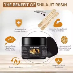 Pure 100% Himalayan Shilajit, Soft Resin, Organic, Extremely Potent, Fulvic Acid