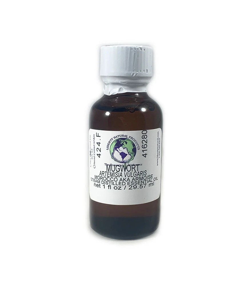 Mugwort Essential Oil Steam Distilled Tincture, 1 oz – Pure Herbal Wellness