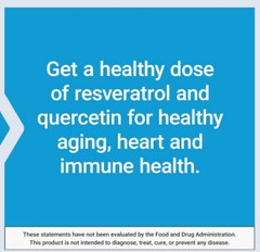 OPTIMIZED RESVERATROL ELITE HEART BRAIN CELL HEALTH 120 Capsule LIFE EXTENSION