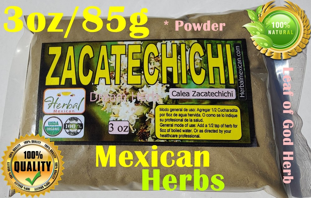 3oz Zacatechichi Hierba/te,Calea zacatechichi,Dream Herb,Hierba de los sueños !!