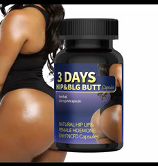 3 Days Hip & BLG Butt Herbal Capsules 600mg, 60 Pills, Women’s Health