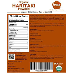 Haritaki Powder Organic 4oz – 4 Ounce (Pack of 1), Brown