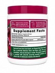 Organic Beetroot Powder 35 Servings Non-GMO Superfood For Energy Blood Flow