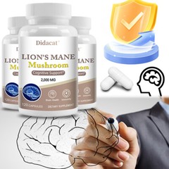 Lion’s Mane Mushroom Powder Lions Mane 2000mg Strength Extract