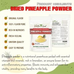 2.47 oz Freeze-Dried Pineapple Powder – Perfect for Smoothies and Healthy Baking