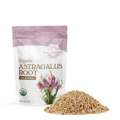 Organic Astragalus Root Cut & Sifted, 4 Ounces Astragalus membranaceus USDA C…