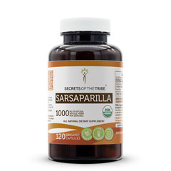 Secrets Of The Tribe Sarsaparilla Capsules, 500 mg