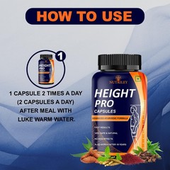 Nutriley HEIGHT PRO Height Support for Unisex 60Tab
