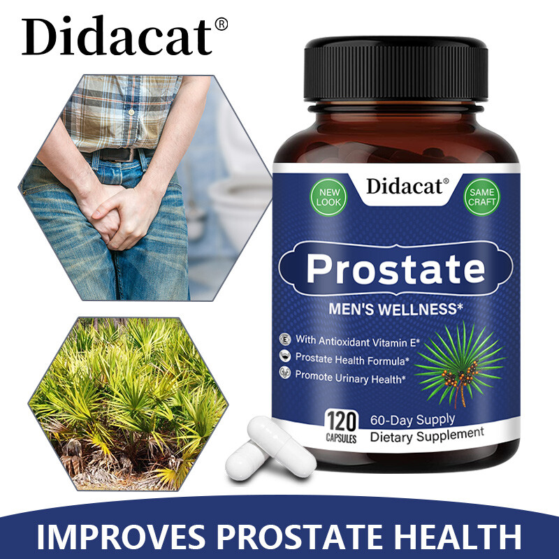 Saw Palmetto Capsules 300mg – Premium Prostate Health Support Supplement for Men