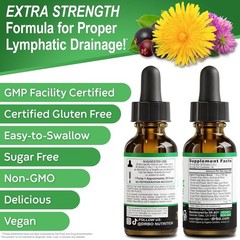 Lymphatic Support Drops Organic Herbal Blend 1 fl oz DR. BO