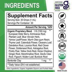 Lymphatic Drainage Supplements Drops Organic Lymphatic Support Liquid Drops …