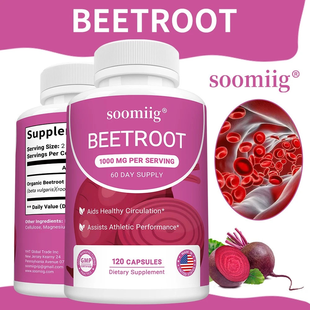 Beet Root Promote Vitality Nutritional Balance Vegan Gluten-Free 30-120 Capsules
