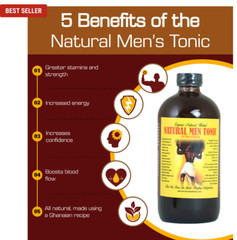 Organic Natural Herbal Men Tonic Extra Strong by AIH 16 oz