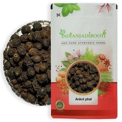 IndianJadiBooti Pure Ankol Phal (Alangium Salvifolium Fruit/Seed) -250 GRAMS