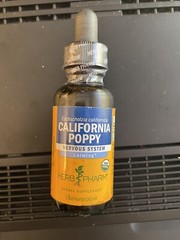 Herb Pharm California Poppy 1 fl oz 29 6 ml Gluten-Free, Organic