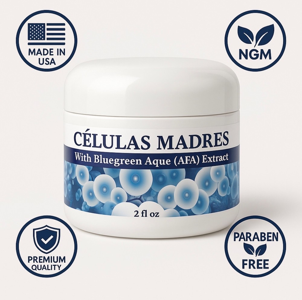 Madre Cell Plus AFA With Bluegreen Aqaue Bioxtron Health Celulas Madres Creams