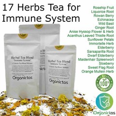 BOOST IMMUNE SYSTEM SUPPORT TEA – 17 selected natural herbs recipe w. Benefits