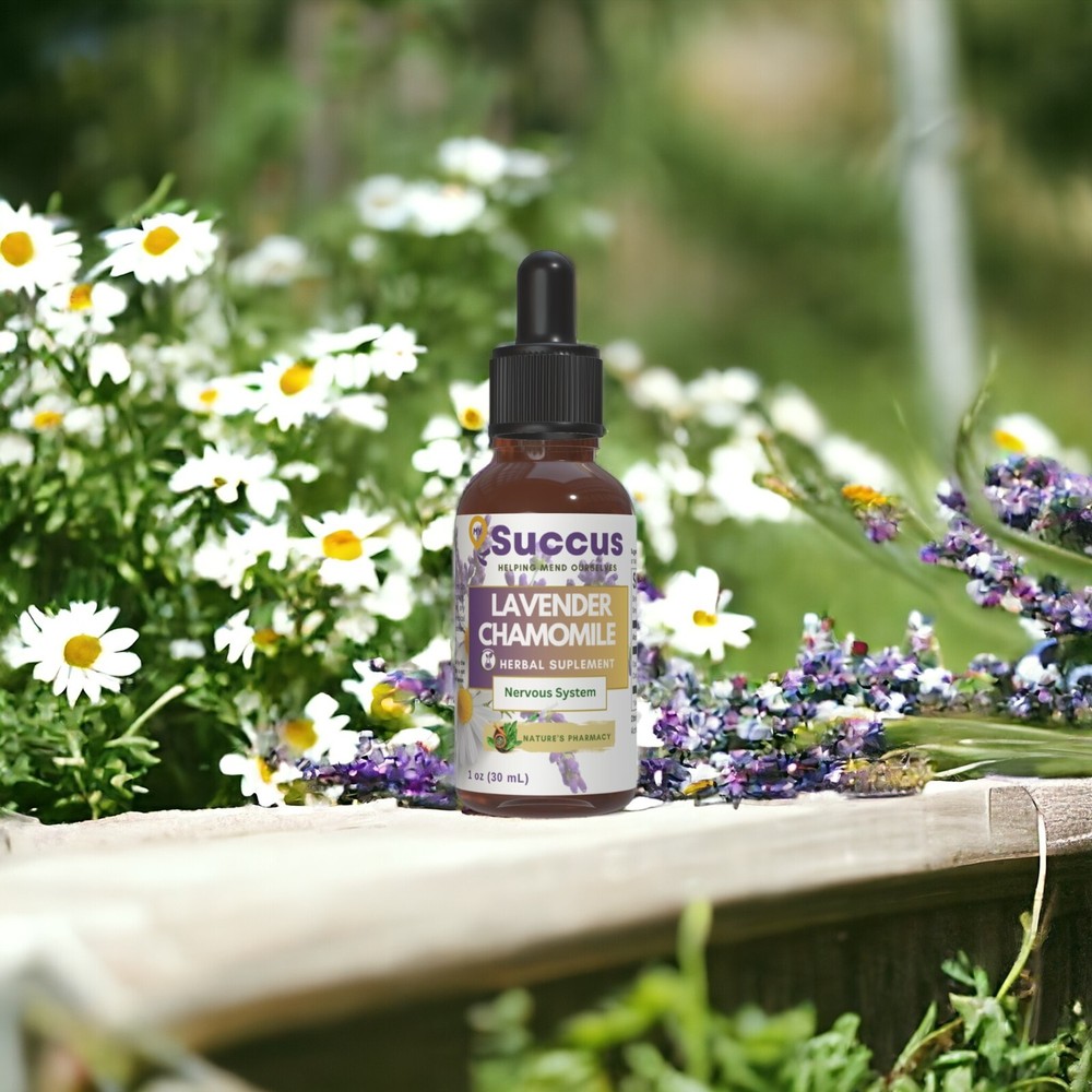 Lavender & Chamomile Tincture – Calming and Relaxing (Alcohol Free)