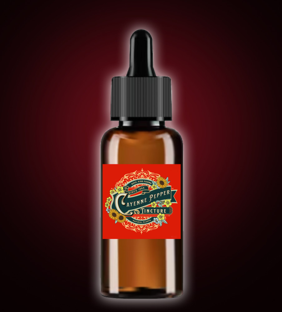 Cayenne Extract Cayenne Pepper Extract Liquid Tincture Hot)1oz Trauma Heart USA