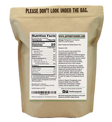 Organic Pomegranate Juice Powder 8 Oz Bag – Non GMO Vegan No Additives or Dyes