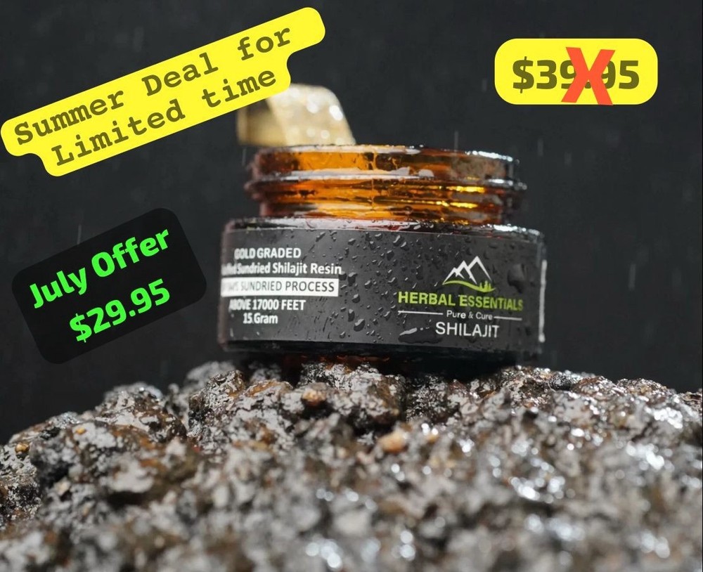 Pure Himalayan Shilajit Resin –Gold Grade, Lab Tested, Authentic & FDA Certified