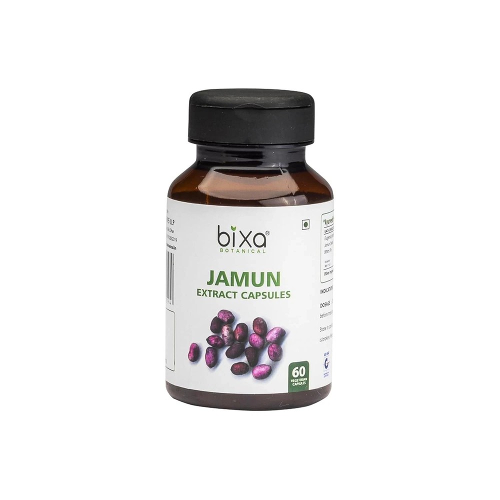 Bixa Botanical Jamun Extract Capsules, 60 Capsules k084