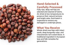 Dried Rose Hips – Whole Rosa Canina Berries – Herbal Tea – Natural
