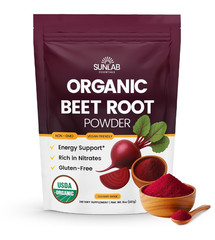 Organic Beet Root Powder (8oz) USDA Organic Beetroot Powder Supplement – Energy,