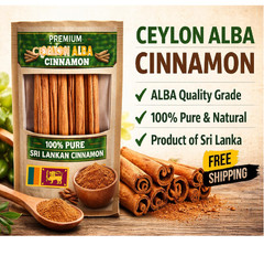 Ceylon Cinnamon ALBA Premium Quality Sticks 100% Pure Finest Sri Lankan Product