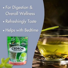 Lemon Verbena (Cedron) Loose Herbs – Herbal Tea All-Natural Beebrush from Peru