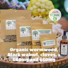 Organic Paracleanse 500mg or 650mg vegetarian capsules or double extracted
