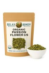 Organic Passion Flower C/S – 100% Pure, Non-GMO Passiflora Incarnata, Calm Herb