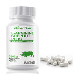 3 Bottless Maca Root & L-Arginine & Korean Red Panax Ginseng 3in1 Male Enhancing