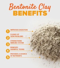 360 Sodium Bentonite Clay & Activated Charcoal Capsules 1000mg – Buy More + Save