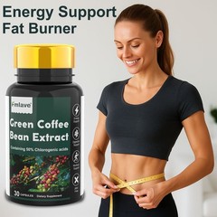 Green Coffee Bean Extract Support Weight Loss Fat Burner Energy Boost 800mg 30ct